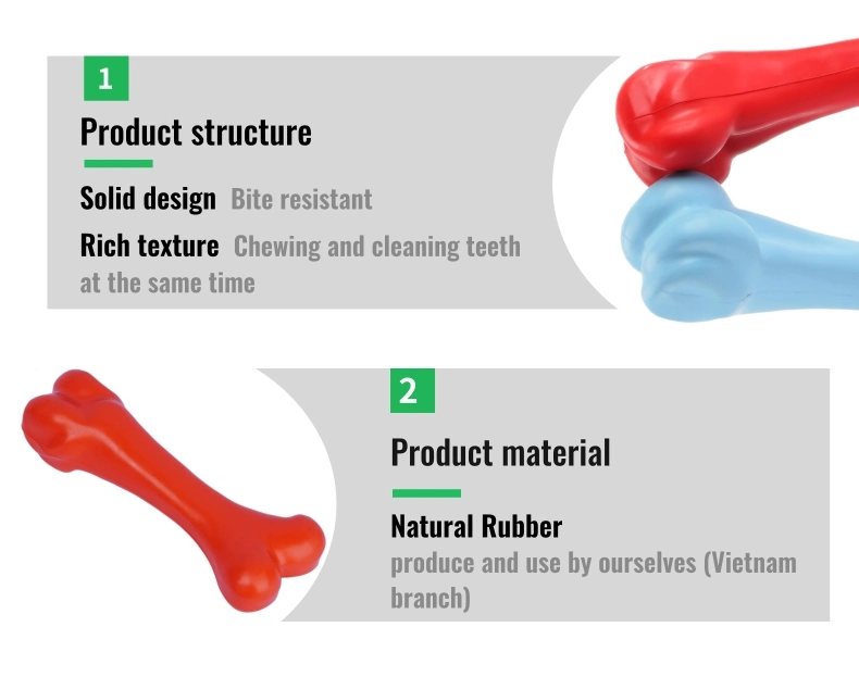 Factory Rubber Molar Tooth Cleaning Articular Bone Pet Interactive Chew Dog Toys