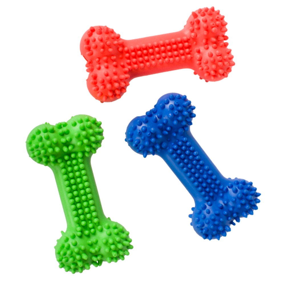 Newly Designed Wholesale Pet Toys Bone Shape Teeth Cleaning TPR Dog Pet Accessories/Pet Supply/Pet Products