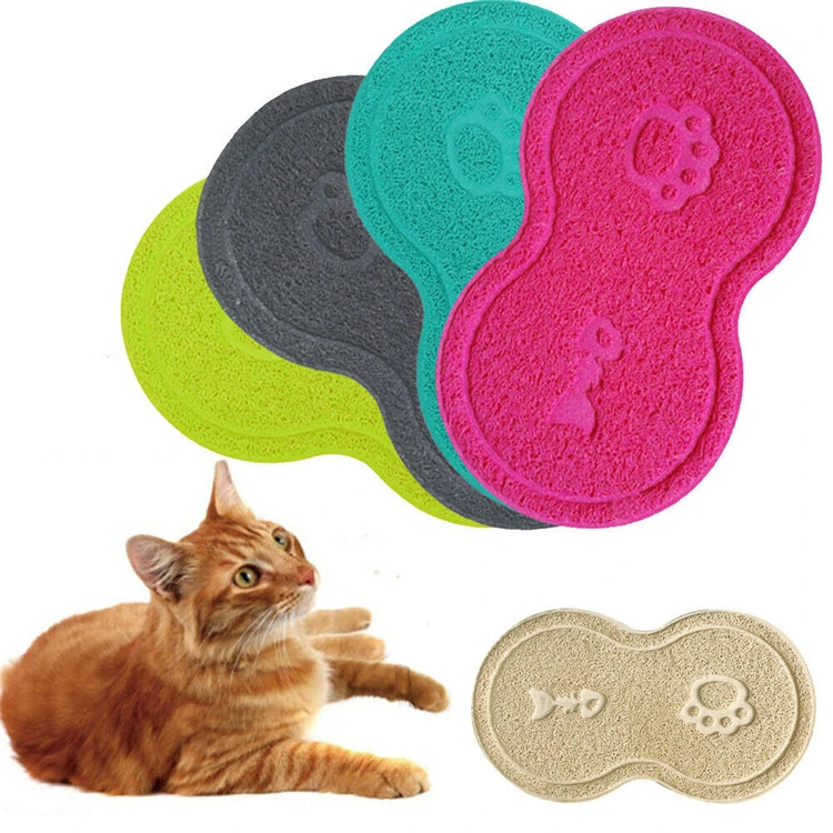 Wholesale Factory Supply Pet Cat Waterproof Antislip Litter Mat Food Floor Mat
