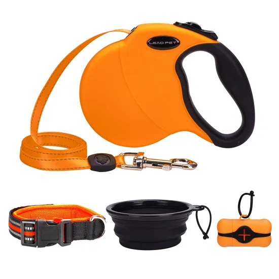 Dog Walking Pet Leash for Medium Large Dogs Heavy Duty Retractable Dog Leash Pet Products 