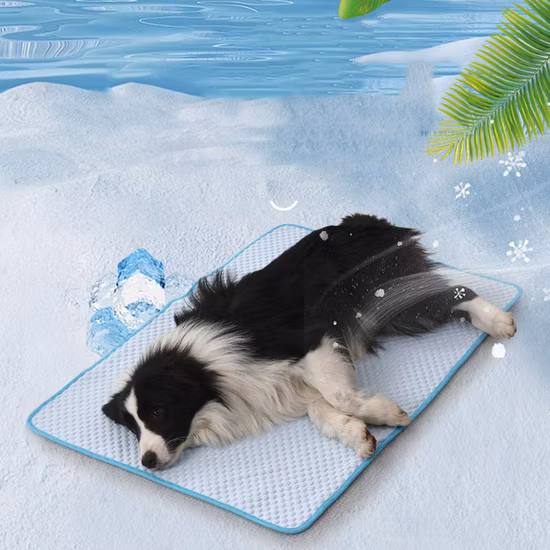 Wholesale Durable Breathable Ice Silk Pet Cooling Mat for Small Medium Large Dogs Summer Use 