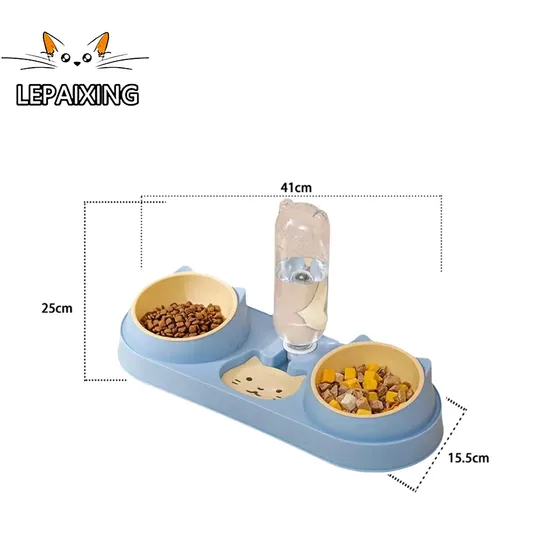 01multiple Types of Pet Cat Bowls and Cat Feeders 