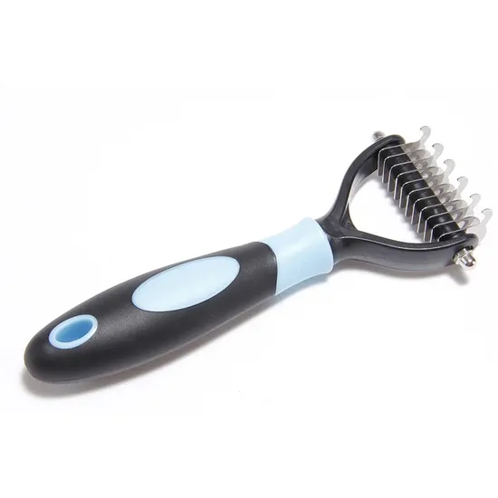 Pets Fur Knot Cutter Dog Grooming Shedding Tools Pet Cat Hair Removal Comb Brush Double Sided Pet Products Suppliers