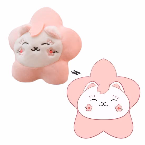 Custom Plushie Cartoon Toy Sleeping Pillow Children Stuffed Animals Dog Toy