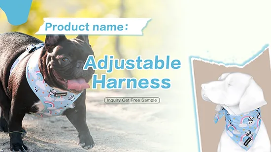 Hanyang Duo Reversible Harness Custom Design 2 in 1 Dog Harness Vest 