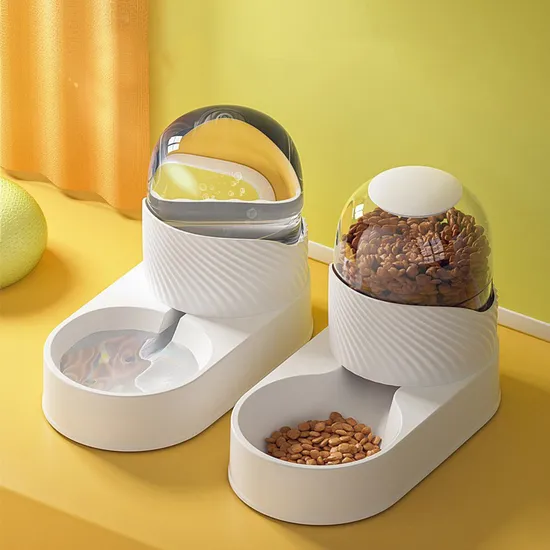 Pet Automatic Feeder Cat Water Drinker Cat Bowl Dog Bowl Slow Food Bowl Pet Supplies 