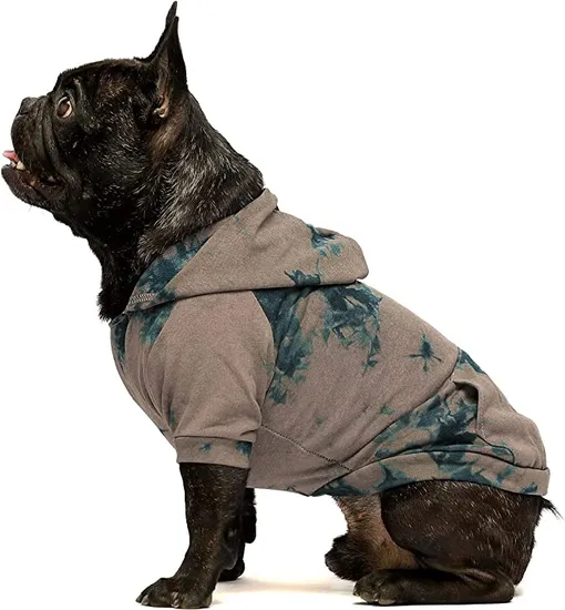 Sweatshirt Pocket Pet Apparel Hooded Coat Cat Jackets for Small&Medium Pets 