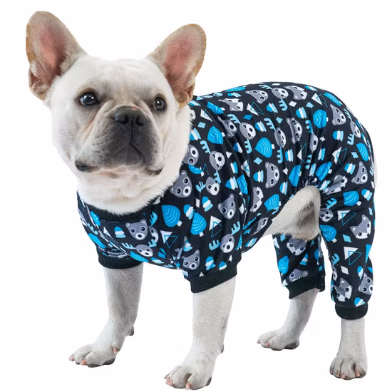 Cutebone Dog Pjs Onesies Pet Clothes Jumpsuit Apparel Soft Puppy Pajamas